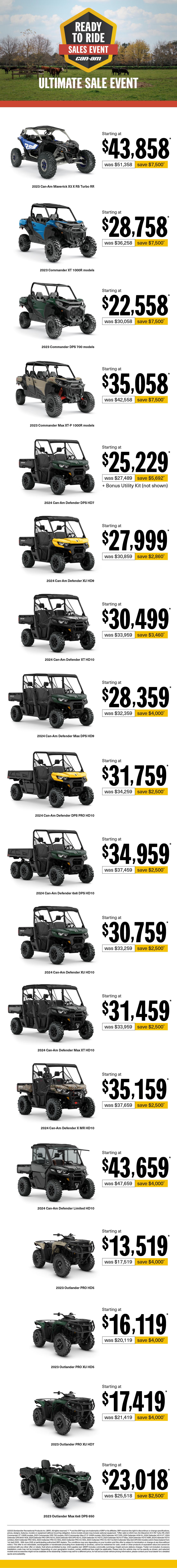 NZ Can-Am Off-Road - Q2  Retail Program 2025
